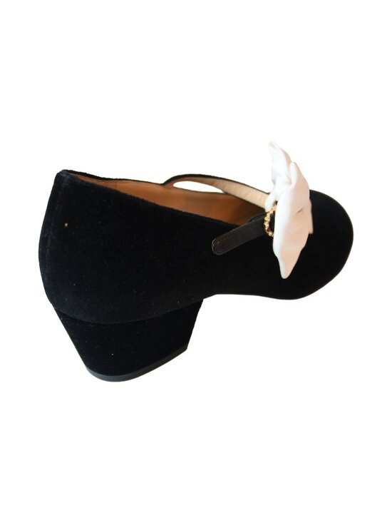 Chanel 24A D'Art Velvet Mary Jane Flat Black - Picture 3 of 5